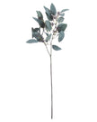 Artificial seeded eucalyptus stem from Hill Interiors, showcasing realistic green eucalyptus leaves on a natural-looking stem.