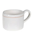 White organic Delilah mug from Coach House, ceramic kitchen and dining mug with a smooth finish, ideal for hot beverages.