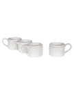 White organic Delilah mug from Coach House, ceramic kitchen and dining mug with a smooth finish and ergonomic handle.
