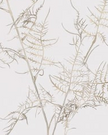 Artificial white asparagus fern spray from Coach House, realistic white fern plant for home decor or floral arrangements.
