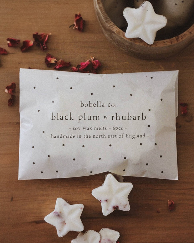 Soy Wax Melts - Black Plum & Rhubarb