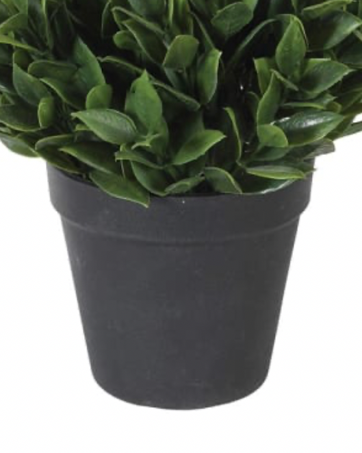 Artificial potted Bay plant from Coach House, lush green faux plant in a decorative pot, perfect for indoor decor.