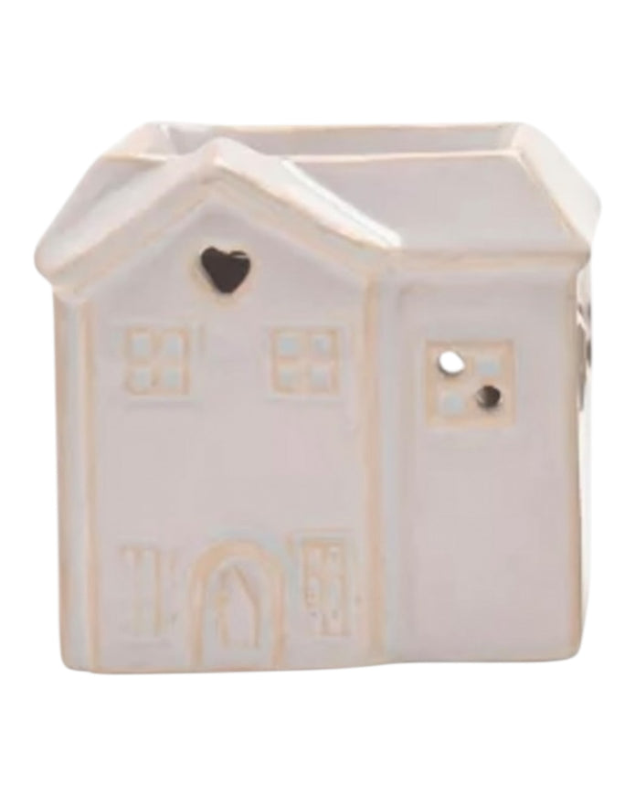 Small Ceramic House Wax Burner