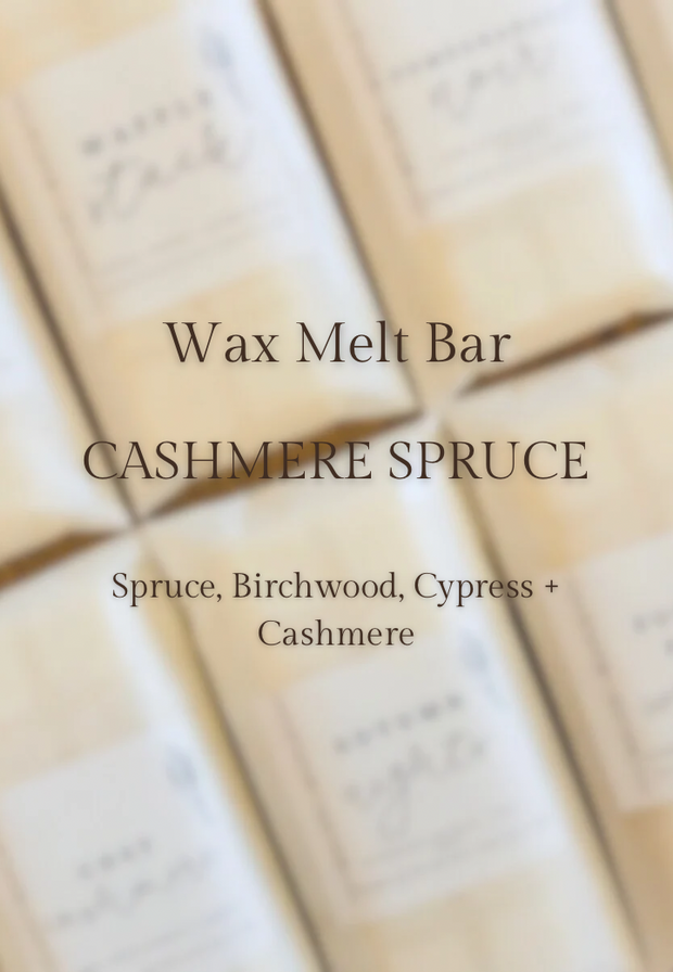 Scented Wax Melt Snap Bar - Cashmere Spruce