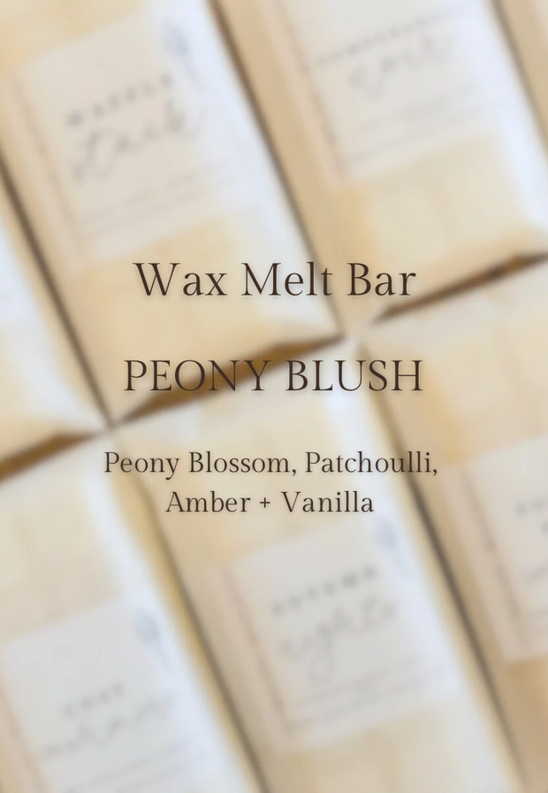 Scented Wax Melt Snap Bar - Peony Blush