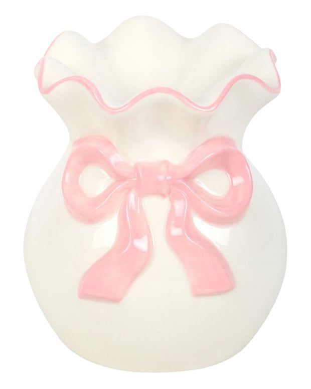 Pink Bow Wax Melt Burner