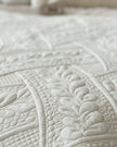 Cream Luxury Linen Bed Runner Quilt