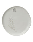 Neutral Floral Breakfast Plates - Set of Two