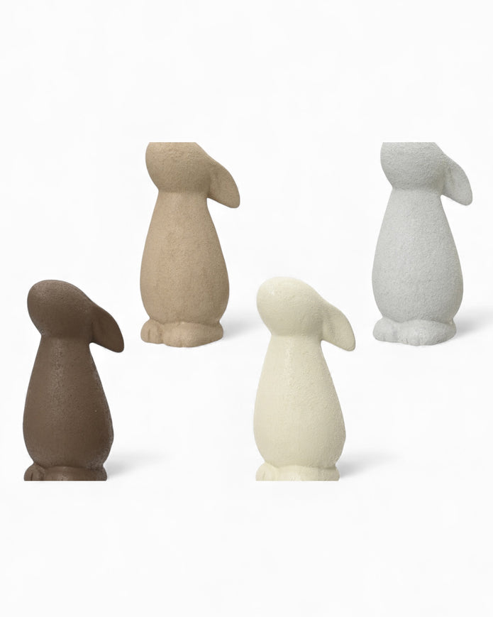 Neutral Moon Gazing Bunny Ornament