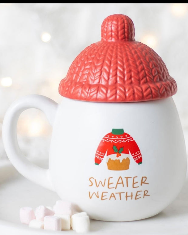 Sweater Weather Lidded Mug