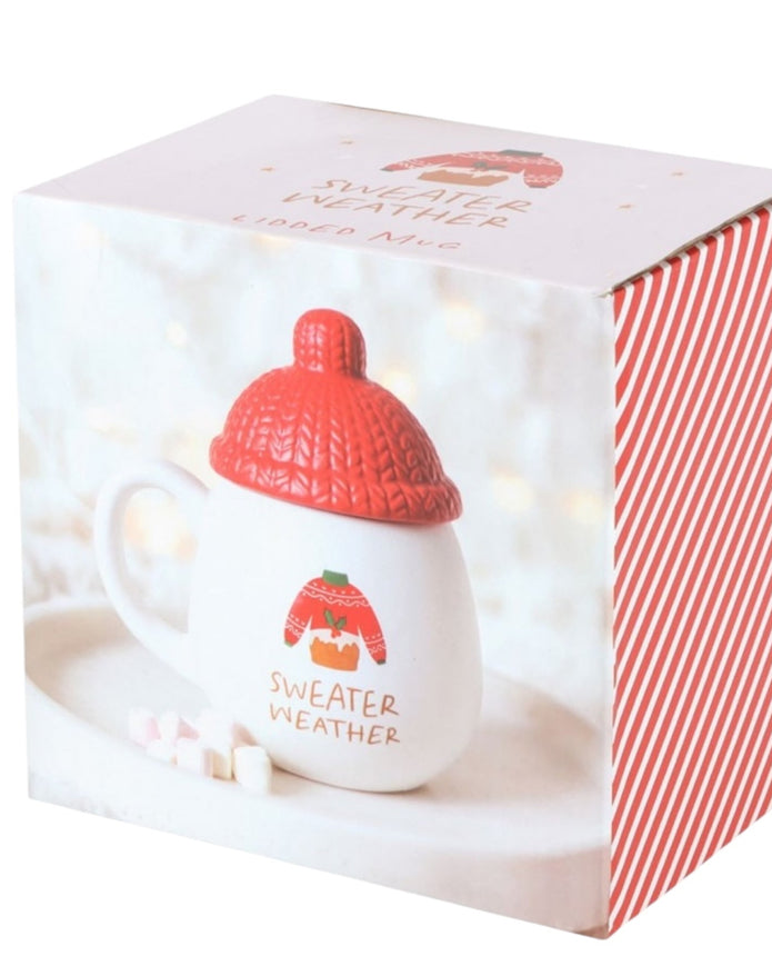 Sweater Weather Lidded Mug