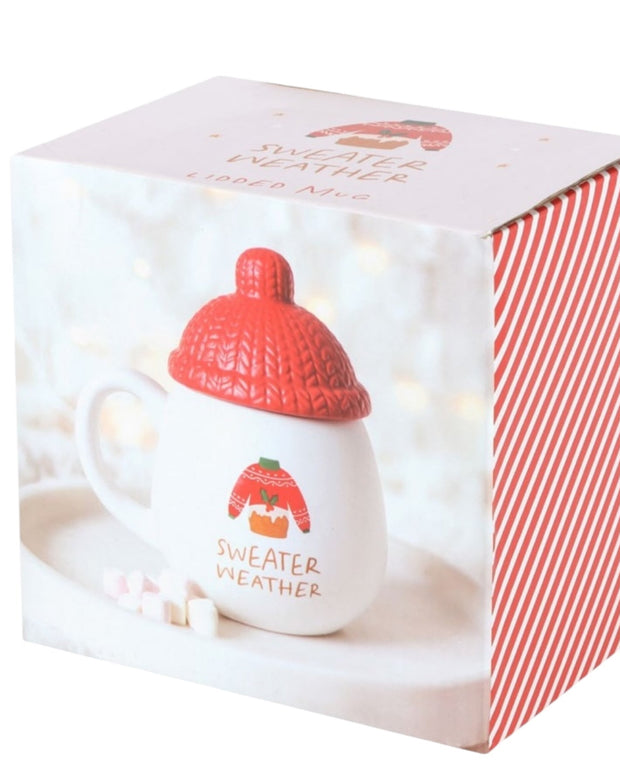 Sweater Weather Lidded Mug
