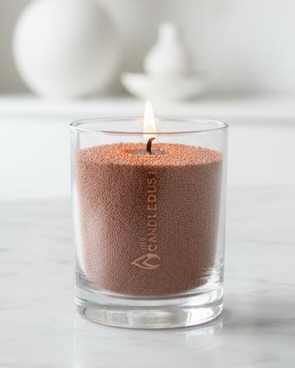 Unscented candle sand jar kit by The Candledust, featuring natural, fragrance-free home fragrance candles in a sand-filled jar.