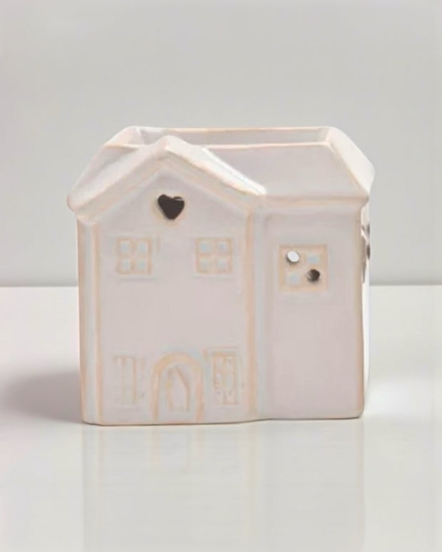 Small Ceramic House Wax Burner