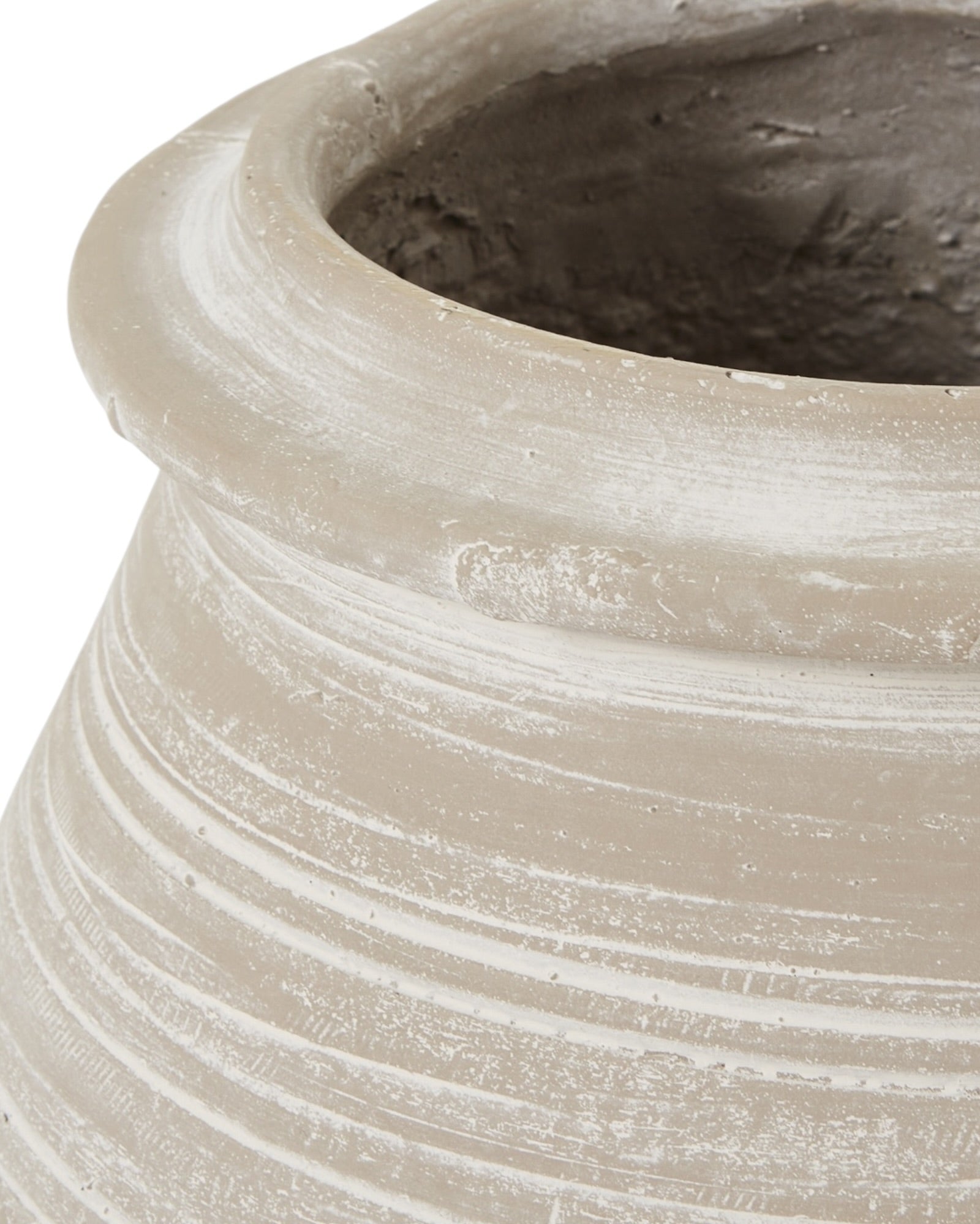 Actium Shaded Sand Vase by Hill Interiors, elegant ceramic vase with a shaded sandy finish, ideal for decorative floral arrangements.