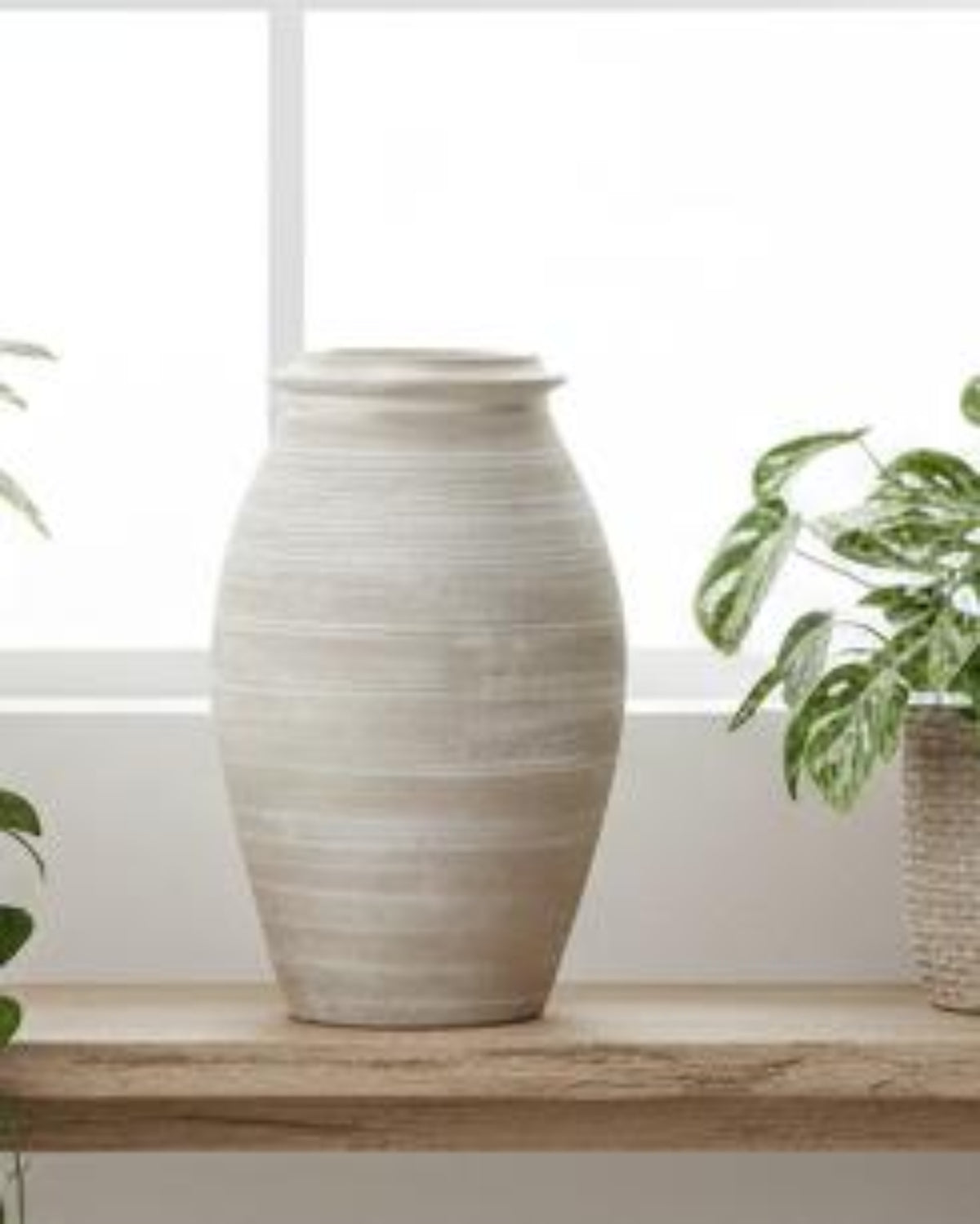 Actium Shaded Sand Vase by Hill Interiors, modern ceramic vase with a textured shaded sand finish, ideal for home decor.