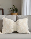 Cream Neutral Lace Bow Cushion - PRE ORDER TWO WEEK DELIVERY