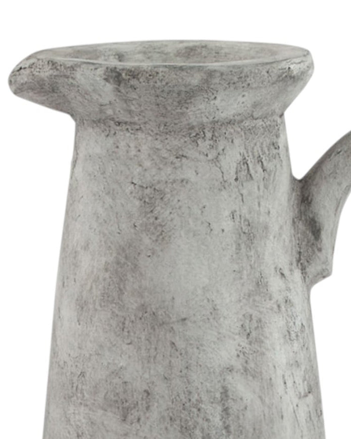 Athena Stone Tall Earthenware Vase from Hill Interiors, featuring a textured, earthy finish and a tall, cylindrical shape.