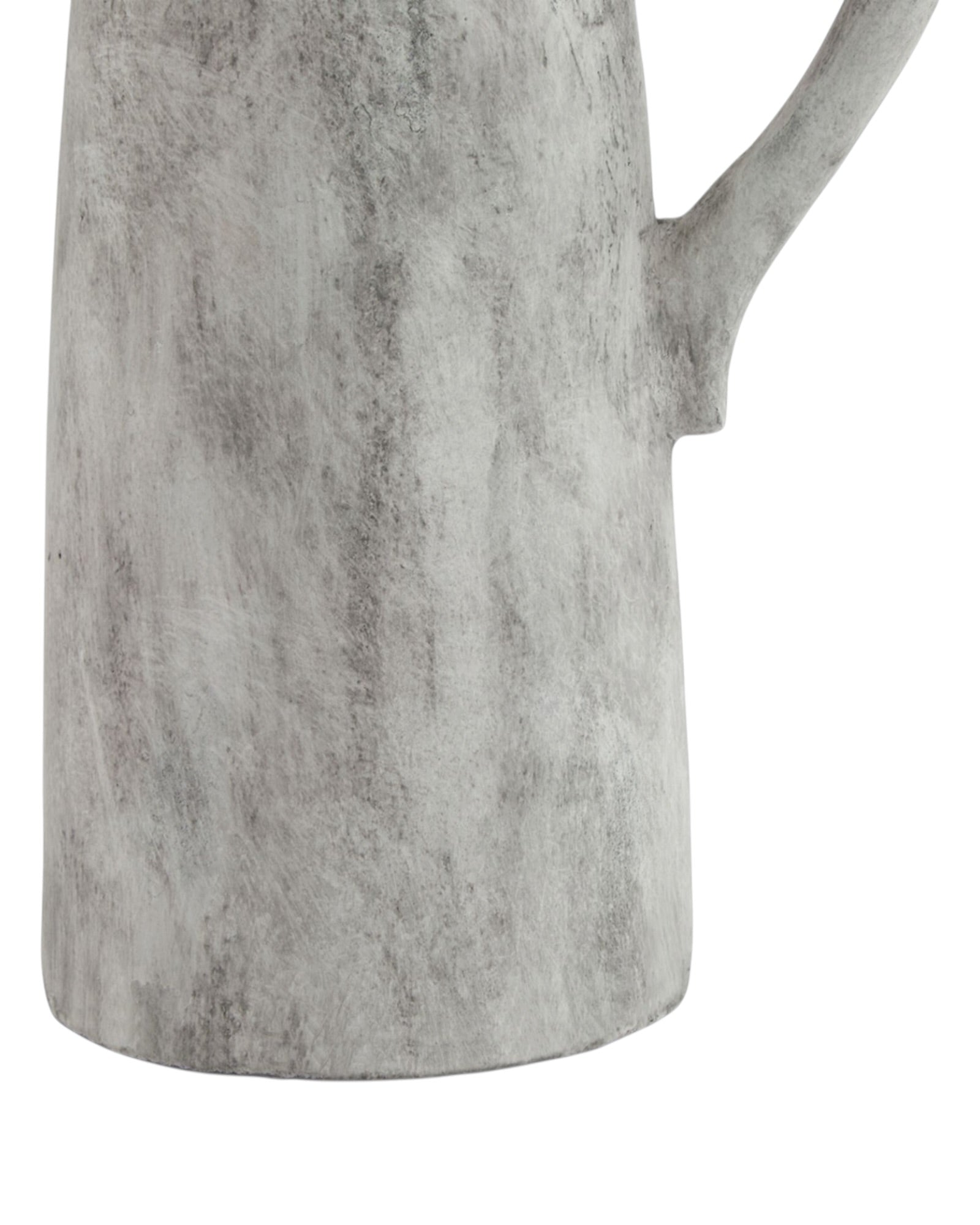 Tall earthenware vase from Hill Interiors' Athena Stone collection, featuring a textured ceramic finish and classic shape.