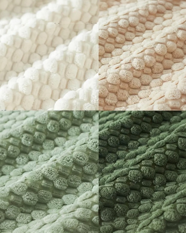 Olive Green Honeycomb Woven Design Cushion Cover - PRE ORDER TWO WEEK DELIVERY