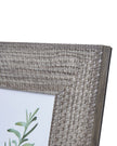 Neutral wooden photo frame with woven border from Hill Interiors, showcasing a stylish and rustic decor accent.