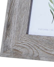 Neutral wooden photo frame with a wide border, showcasing a classic design by Hill Interiors perfect for home decor.