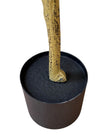 Artificial medium faux olive tree from Hill Interiors, showcasing realistic green leaves and a sturdy pot for home decor.