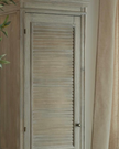 Delphine Collection 1 Door Tall Cabinet by Hill Interiors, wooden furniture with a sleek, modern design and tall storage space.