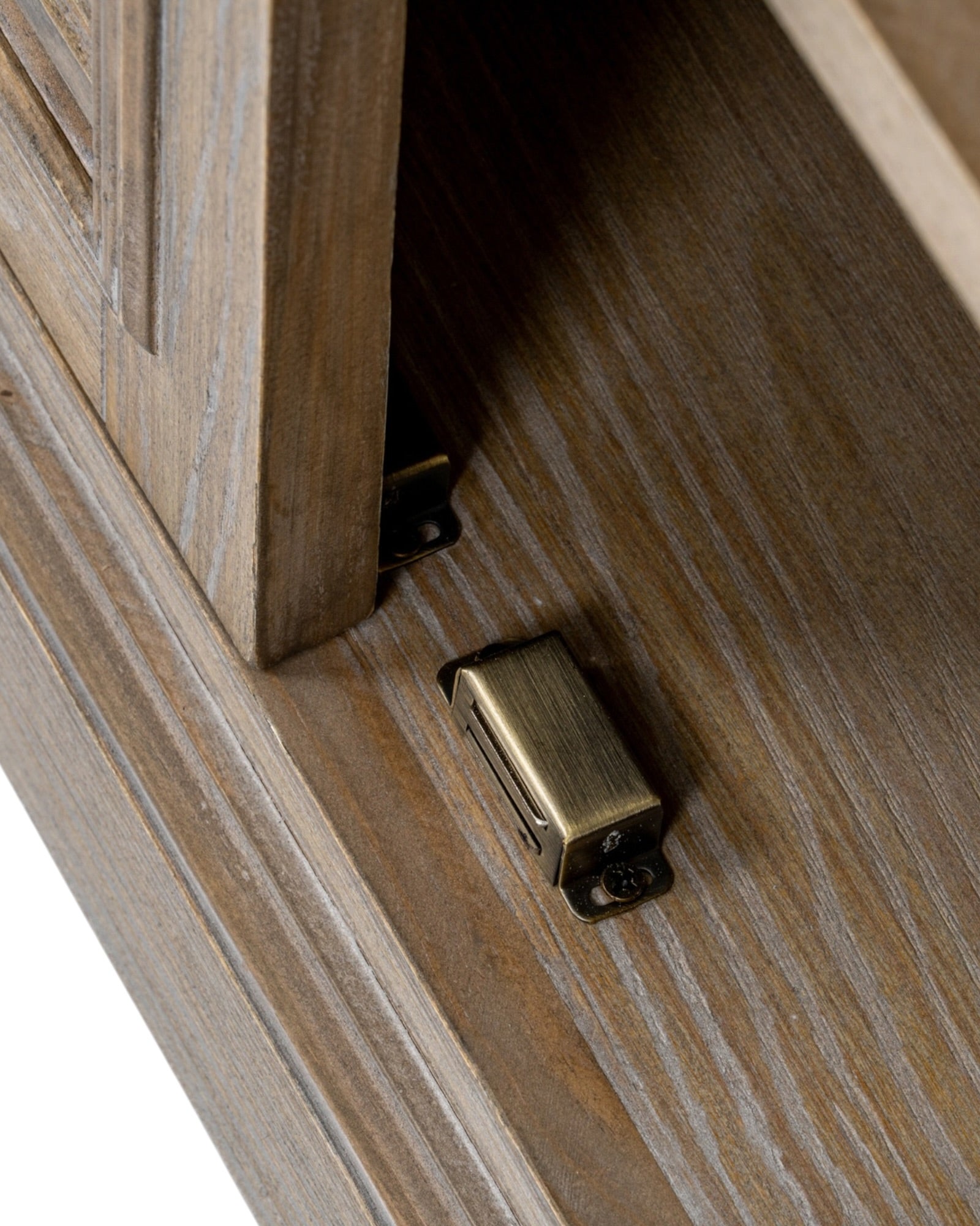 Delphine Collection 2-drawer, 2-door chest by Hill Interiors, showcasing a stylish wooden furniture piece with modern design and hardware.