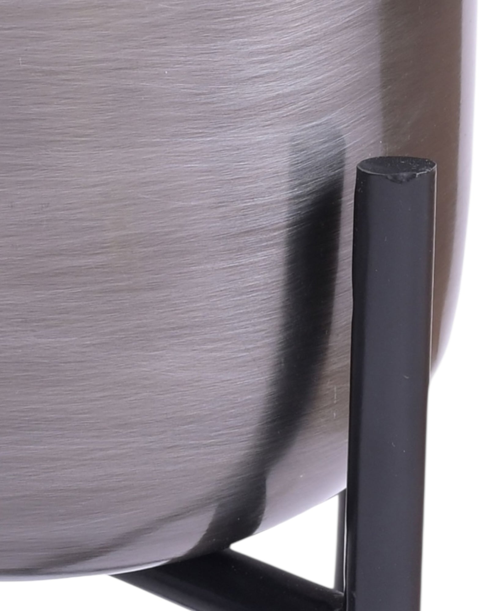 Metal Planters On Stands - Set Of Three