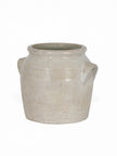 Tarn Neutral Glazed Vase by Hill Interiors, showing a ceramic vase with a neutral glazed finish and elegant shape.