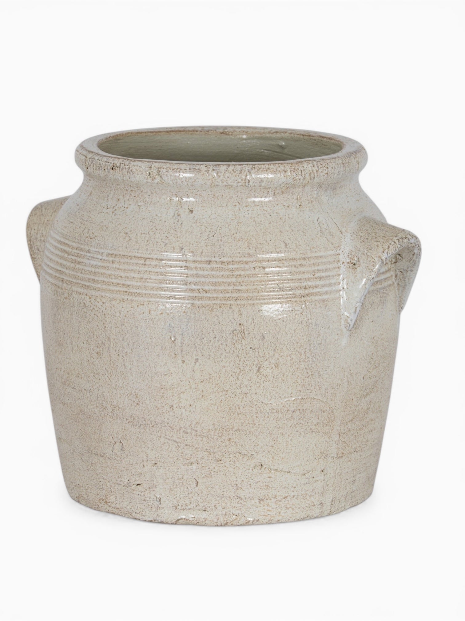 Tarn Neutral Glazed Vase by Hill Interiors, elegant ceramic vase with a neutral finish, ideal for home decor.