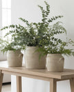 Neutral glazed vase from Hill Interiors, Tarn collection, with a sleek, modern design and smooth finish, perfect for home decor.