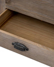 Haldon Collection single drawer side table with shelf by Hill Interiors, featuring a modern wooden design and functional storage.