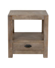 Haldon Collection 1-drawer side table with shelf by Hill Interiors, modern furniture piece in a neutral finish.