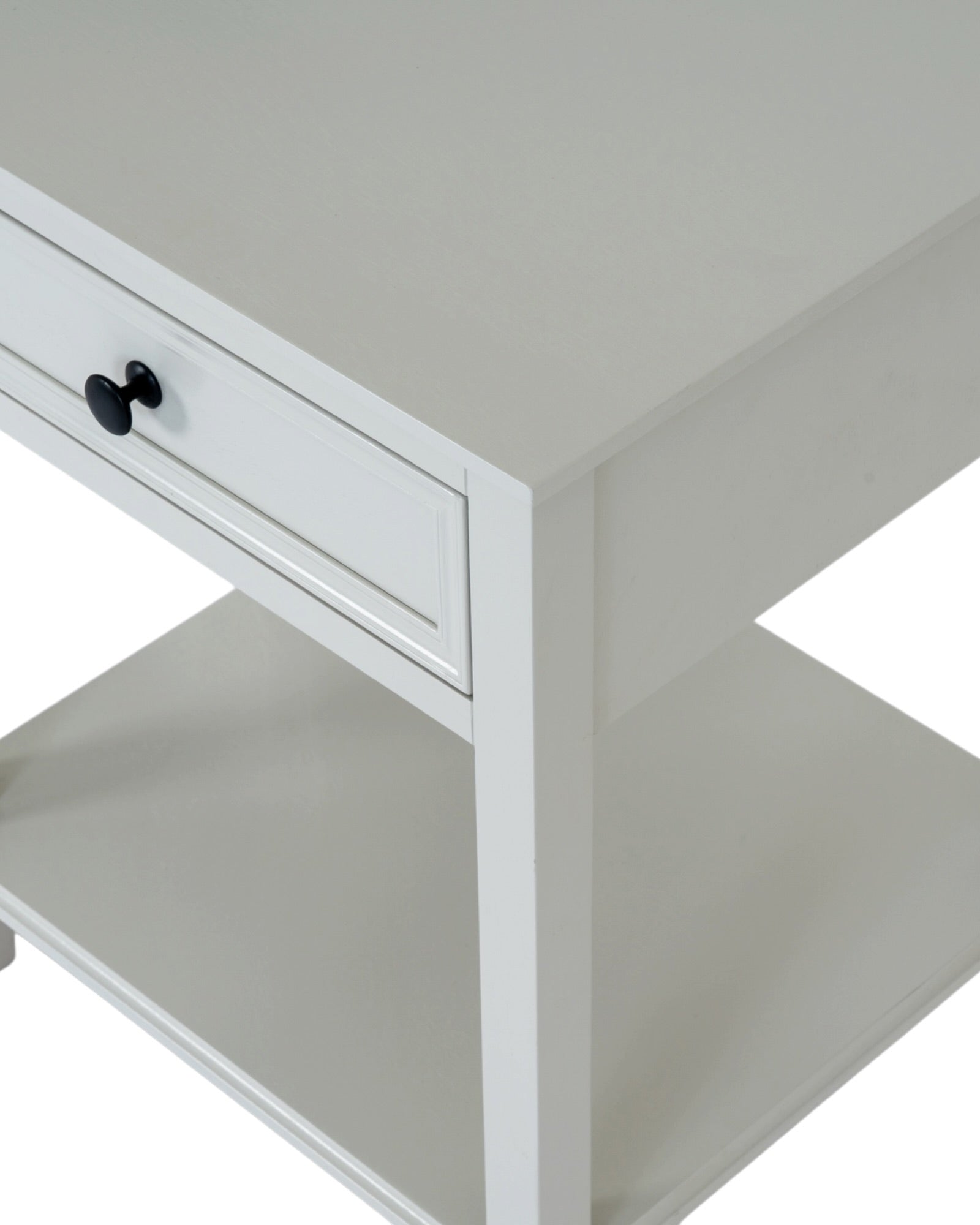 Hill Interiors Belmont Collection 1 Drawer Side Table, stylish furniture piece with a wooden finish and single drawer.
