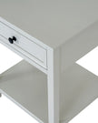 Hill Interiors Belmont Collection 1 Drawer Side Table, stylish furniture piece with a wooden finish and single drawer.