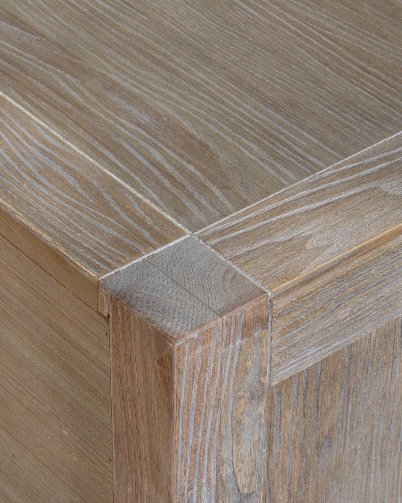 Haldon Collection 9-drawer chest with shelf by Hill Interiors, showcasing a modern wooden storage furniture piece.