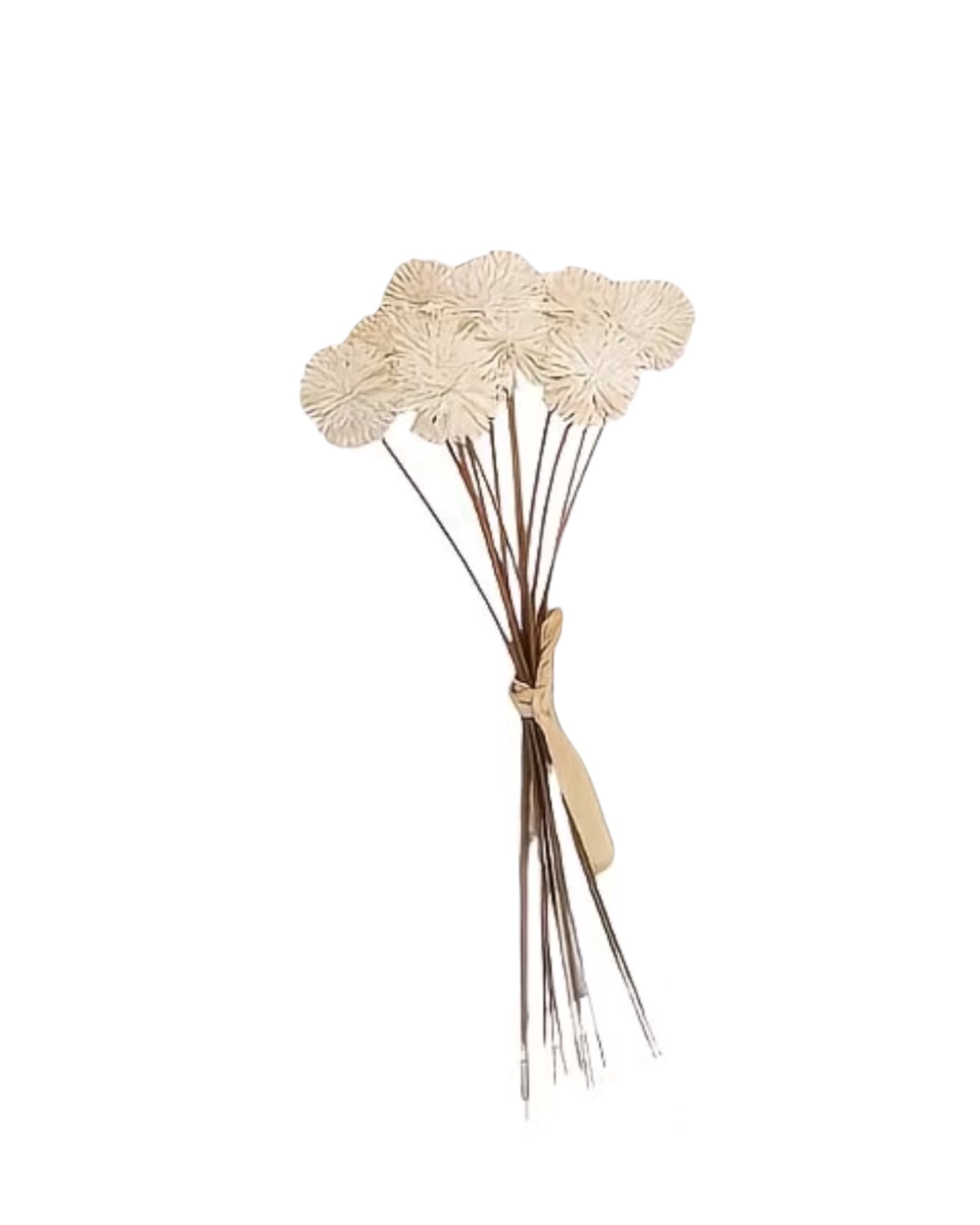 Artificial brown pom pom bunch from Starlight Express, featuring fluffy, decorative faux plants perfect for home decor.