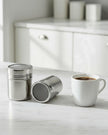 Silver coffee chocolate shaker from Starlight Express, kitchen and dining accessory with a sleek metallic finish.