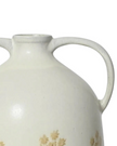 Large white Gainsborough Giftware vase with floral pattern, decorative ceramic vase for flowers or display.