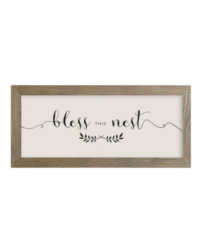 Rustic wooden wall art sign by Brayden and Brooks with 