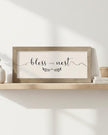 Rustic wooden wall art sign by Brayden and Brooks with 