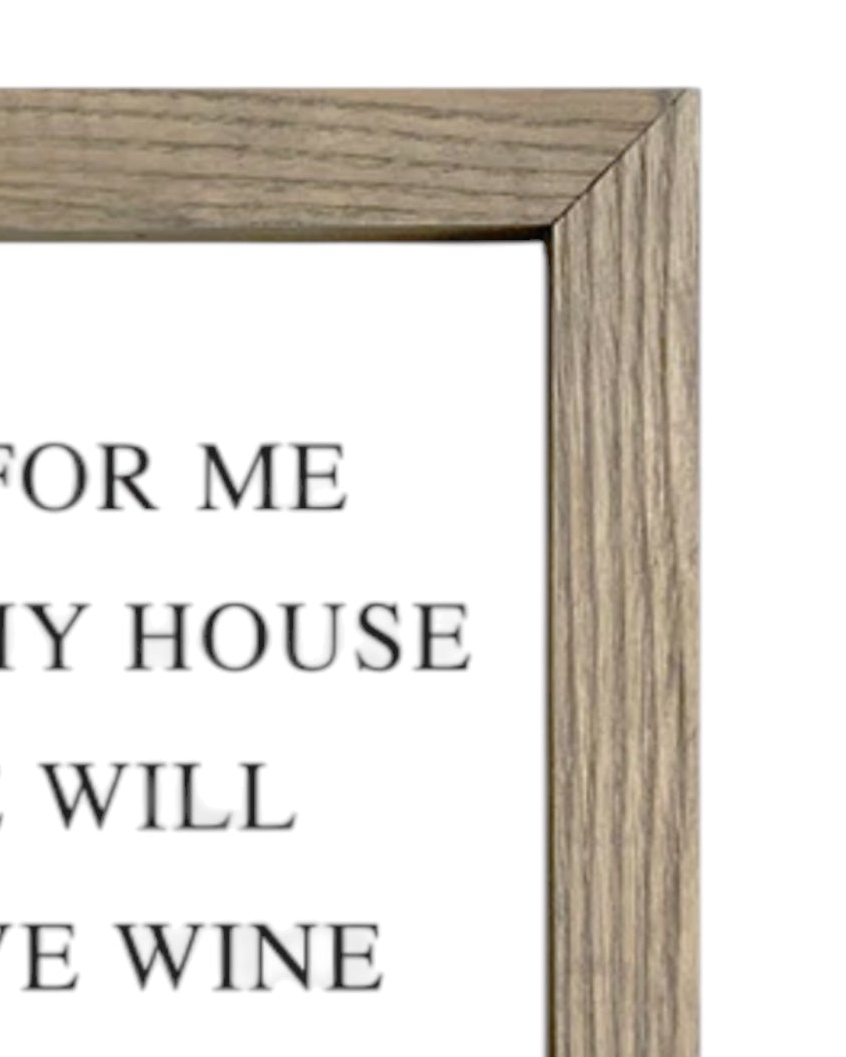 Wooden rustic small wall art sign by Brayden and Brooks with 