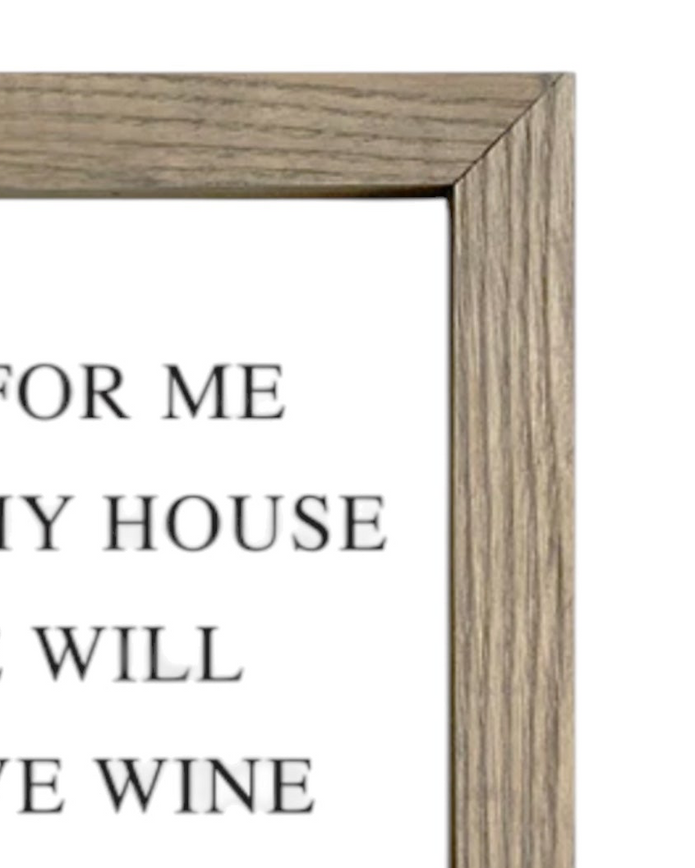 Wooden rustic small wall art sign by Brayden and Brooks with 