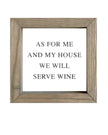 Rustic wooden framed wall art sign by Brayden and Brooks with the phrase 