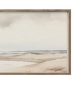 Extra large seagrass wall art print with a wood frame by Brayden and Brooks, showcasing natural coastal-inspired decor.