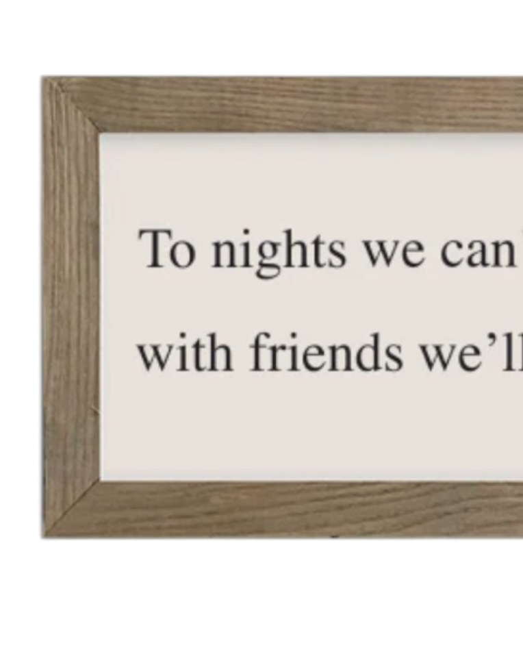 Rustic wooden small framed wall art sign by Brayden and Brooks with the phrase 