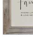 Oak wooden rustic framed wall art by Brayden and Brooks with 