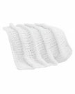White Chenille Chunky Knit Blanket throw from Starlight Express, featuring soft, cozy textured knit for comfortable home decor.